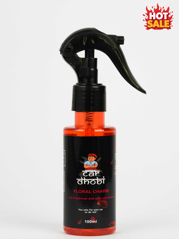 Car Freshner & Odor Eliminator- Floral Charm (Rose)