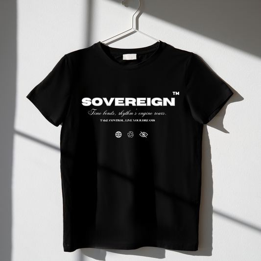 Sovereign Revv T Shirt for Men (Black)